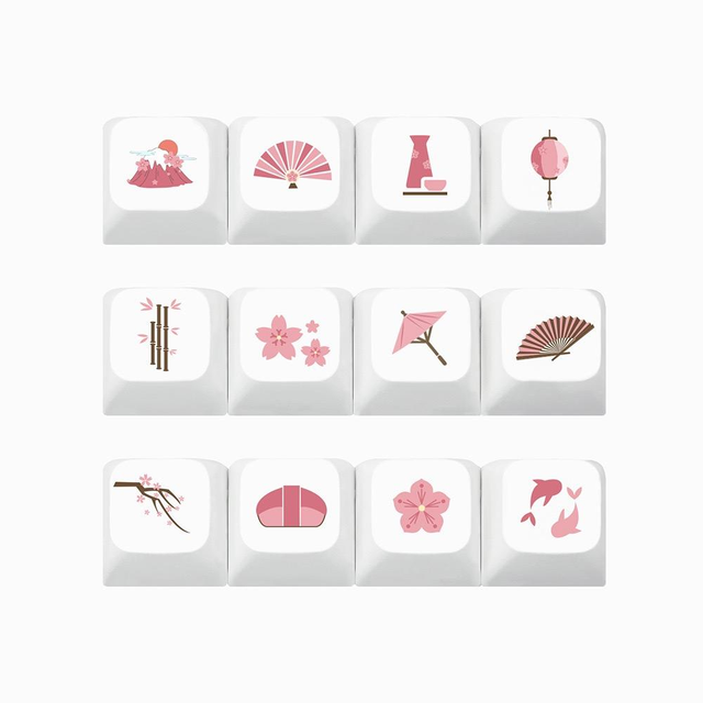 Personalized DIY XDA Keycap Durable PBT Material 1X Mechanical Keycap Dye Sublimation With Mx Switch