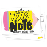 Mignon crayon classe incitations enseignant Notes enfants motivationnel récompense cartes enseignant courrier cartes postales pour les étudiants