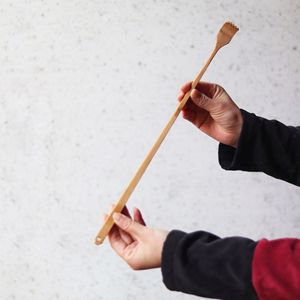 July 7th Bamboo Back Scratcher 42cm Natural Wood Relief Tool For Seniors Daily Necessities - Product Image 1