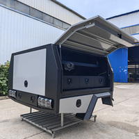 OEM ODM Capote et plateau de rangement robustes en aluminium à 3 portes pour pick-up