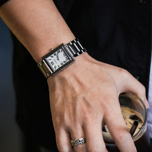 Montre CILOA carrée de haute qualité pour homme, luxe léger, cadeau haut de gamme, nouvelle tendance, mode décontractée, cadeau pour petit ami, montre à quartz - Product Image 1