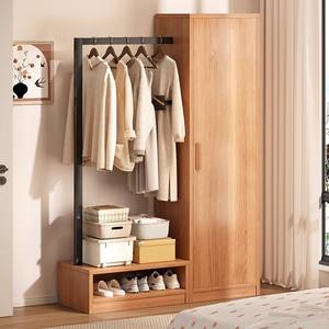 Gabinete de almacenamiento de estilo Cajonera <span class=keywords><strong>Perchero</strong></span> integrado Colgador de ropa para dormitorio Almacenamiento de ropa de pie - Product Image 2