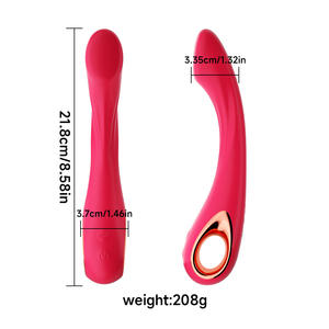 Estimulador de clítoris de silicona de 10 frecuencias con soporte para dedo, vibrador AV para adultos - Product Image 6