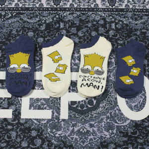 Crazy Men-calcetines tobilleros de algodón con dibujos animados, divertidos, Anime, Simpson, venta al por mayor, novedad - Product Image 2
