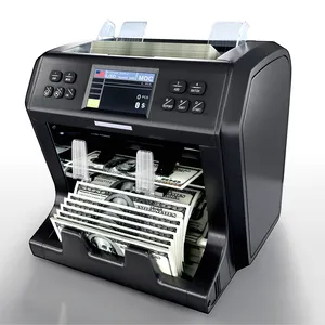 WT-800 DEUX poche CIS monnaie mixte valeur billet papier comptage machine compteur d'argent