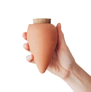 4 Pièces Piques d'arrosage automatique en terre cuite pour plantes, Arroseur de vacances, Système d'irrigation écologique, Design européen, Durable pour <span class=keywords><strong>le</strong></span> <span class=keywords><strong>jardin</strong></span> - Product Image 1
