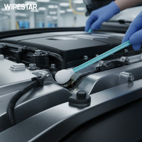 Écouvillons en mousse WIPESTAR WFS708 à tige en PP pour le nettoyage de précision des circuits semi-conducteurs