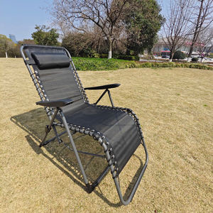 كرسي قابل للطي جديد للترفيه في الهواء الطلق قابل للتعديل للجلوس والكذب ثنائي الاستخدام أنبوب صلب تسلا قابل للطي - Product Image 1