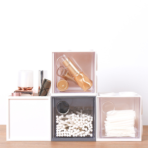 Caja Organizadora de Escritorio con Forma de Bloques de Plástico, para Joyería, Papelería y Cosméticos - Product Image 2