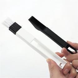 Nouveautés : Brosse de nettoyage multifonctionnelle pour fenêtres, portes et claviers, avec pelle à poussière intégrée, outils 2 en 1 - Product Image 5