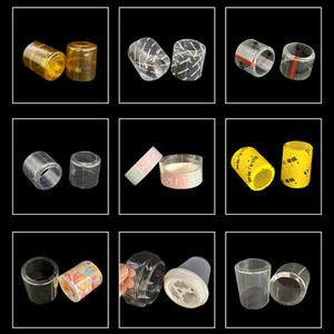 Produsen harga rendah PVC panas menyusut kapsul botol anggur Kapsul disesuaikan transparan PVC panas menyusut kapsul - Product Image 5