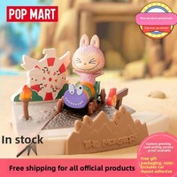 Vente en gros – Figurine de scène 100 % authentique Pop Mart Labubu Game Series Macaron Blind Box