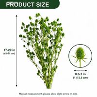 Bouquet de fleurs séchées naturelles Jequirity Bean et Gipsofila pour la maison, les mariages, les remises de diplômes et les décorations de Noël - Nouveauté 2026, Vente Flash