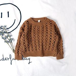 Pulls pour filles de style coréen à motifs ajourés, dernières tendances Www..com.cn - Product Image 3