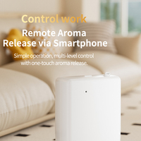 Diffuseur d'arômes électrique à piles, double fonction, anti-oxydation, contrôlé par application, sans eau, grande capacité, pour la maison et la salle de bain