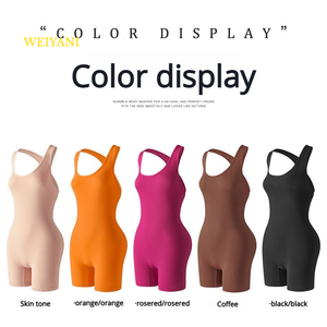 Abbigliamento Modellante da Donna con Schiena Incrociata, Canotta Sportiva Aderente Monopezzo ad Alta Elasticità per Fitness, Corsa e Yoga - Product Image 3