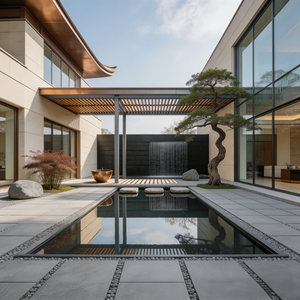 Conception d'architecture résidentielle <span class=keywords><strong>de</strong></span> luxe <span class=keywords><strong>de</strong></span> style chinois pour une grande maison <span class=keywords><strong>de</strong></span> prestige avec service d'équipe <span class=keywords><strong>de</strong></span> designers seniors - Product Image 3