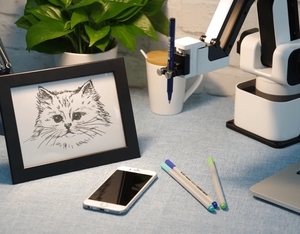 Okyrie 3D Máy in laser khắc laser Cutter Pen chủ rotrics dexarm Starter Kit mới sang trọng phiên bản tất cả-trong-một cánh tay robot - Product Image 3