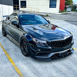 Divisor de Labio Delantero de Fibra de Carbono para <span class=keywords><strong>Mercedes</strong></span> Benz C63 C63S W205 <span class=keywords><strong>AMG</strong></span> con Recortes para Faros Antiniebla, Labio Inferior de Parachoques Delantero, Piezas de Modificación de Coche - Product Image 5