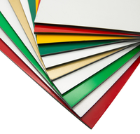 Panneau ACM Aluminium Composite 3D ACP 2mm 6mm Mat Blanc Gris Noir Imprimable