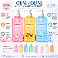 Gel douche professionnel personnalisé à marque privée, naturel, biologique, aux herbes, nettoyant en profondeur, blanchissant, hydratant et lissant