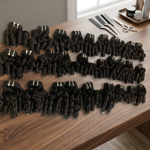 Wholesale Vietnam Natural Color Remy Hair Machine Double Weft Unprocessed Raw Bouncy <b>Silky</b> Straight Human Hair 100g Bundle - Product Image 3