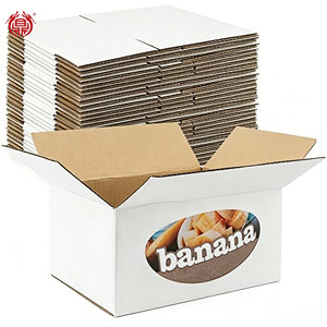 Boîte de <span class=keywords><strong>transport</strong></span> pour bananes en carton ondulé personnalisable avec doublure en papier nid d'abeille biodégradable, emballage robuste et écologique pour l'expédition de fruits en vrac - Product Image 2