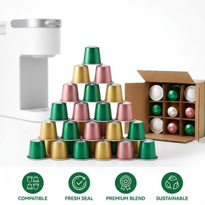 แคปซูลมัทฉะลาเต้แบบใช้กับเครื่องชงกาแฟ K-Cup ได้ ขนาด 2-8 กรัม ออร์แกนิก ไม่หวาน ไม่มีน้ำตาล รับผลิตแบรนด์ส่วนตัว สำหรับเครื่องชงกาแฟที่บ้าน ขายส่ง OEM - Product Image 1