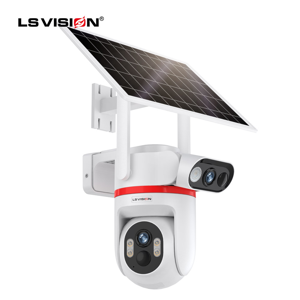 LS VISION Ubox Solar Security Camera – 6MP 4G Outdoor CCTV with IP66 Waterproof &amp; Ubox App