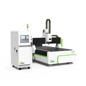 Cina 3D cnc router 1325 1530 ATC cnc router mesin pengukir 8 12 alat otomatis berubah untuk busa, perahu, mdf pemotong