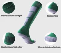 Chaussettes de compression de football personnalisées pour hommes Chaussettes de basket-ball professionnelles antidérapantes et portables pour mollets