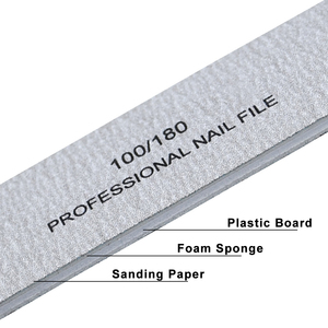 Wholesale Custom Double Side Emery Board Premium Plastic Zebra Nail <b>File</b> - Product Image 4