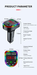 F20ดั้งเดิมที่ชาร์จในรถแบบ USB C 5A เร็วสุด15W สามพอร์ตพร้อม3.0 PD 5V/3A เอาท์พุตชนิด C สำหรับโทรศัพท์ซัมซุง - Product Image 4