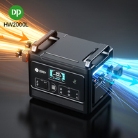 Chargeur sans fil 15W 2000W Batterie externe mobile portable Générateur de centrale électrique Panneau solaire de stockage d'énergie d'urgence pour l'extérieur