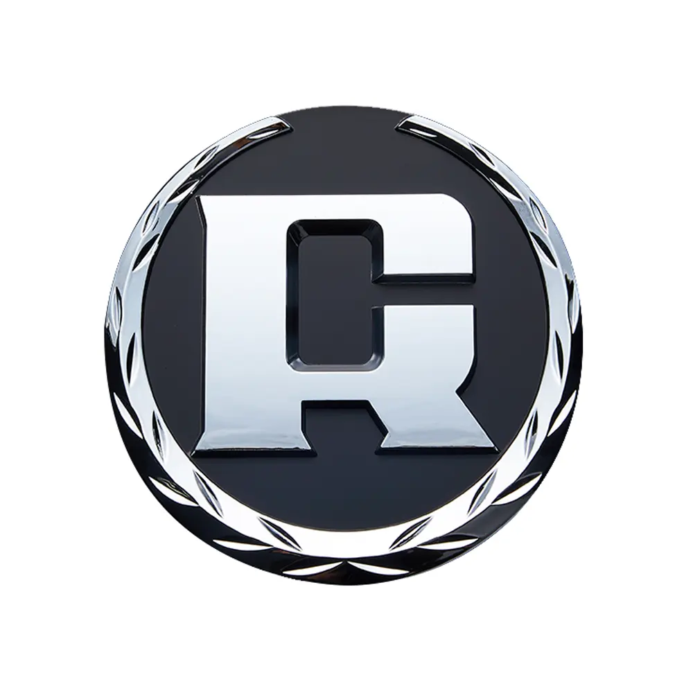 Logo de luxe personnalisé 3d autocollants en relief étiquettes auto-adhésives autocollants capot de voiture volant pneus étiquette de voiture 3d en relief