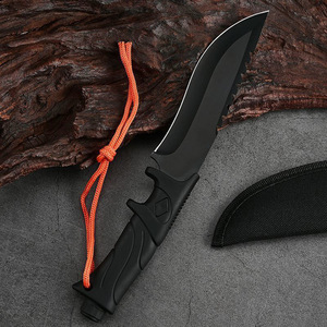Cuchillo recto de acero inoxidable de alta dureza, cuchillo para frutas para exteriores, cuchillo para senderismo, mini cuchillo portátil de autodefensa, viene con un - Product Image 2