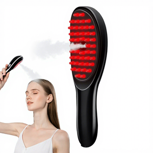 Peine de masaje portátil para el cuidado del cabello, aplicador de aceite para el cabello, cepillo masajeador de cuero cabelludo, peine masajeador de Calp para mujeres y hombres - Product Image 1
