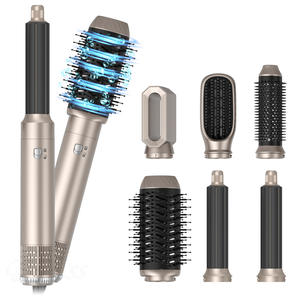 2025 nouveau Design 6 en 1 outils de coiffure <span class=keywords><strong>brosse</strong></span> à <span class=keywords><strong>Air</strong></span> chaud fer à friser automatique Portable Multi <span class=keywords><strong>Styler</strong></span> pour un usage professionnel à domicile - Product Image 6