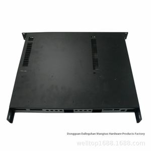 Boîtier de serveur de communication audio en acier, PC industriel, boîtier en aluminium CNC, alimentation, fixation par tôle, châssis d'usine - Product Image 1