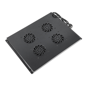 Vassoio portaventole da 19 pollici 1U per armadi <span class=keywords><strong>rack</strong></span>, con 4 ventole, per <span class=keywords><strong>unit</strong></span>à di raffreddamento a montaggio su <span class=keywords><strong>rack</strong></span> - Product Image 1