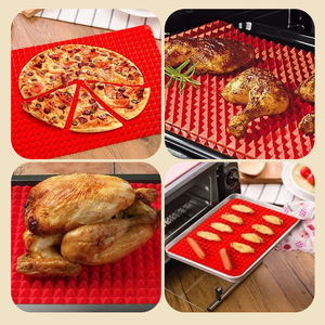 Tapis de cuisson en silicone HOCUSG, épais et pyramidal, résistant au four, pour pizza, poulet, pâtisserie - Product Image 1