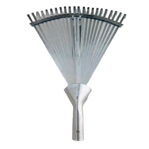 Eropa 22 tines galvanis dapat disesuaikan teleskop penggaruk daun logam - Product Image 1