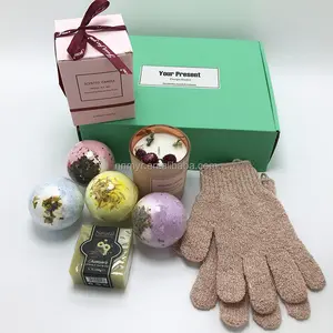 most popular items now 2022 gift bags for candles woman gift set box soap,bath bombs with surprise