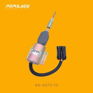 Populace Stop Solenoid Sa-4273-12 For Diesel <b>Generator</b> Fuel Cut Off Valve - Product Image 1