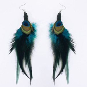 Pendientes de Pluma con Colgante Geométrico de Moda para Mujer UIONEN 2313 - Product Image 4