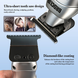 Nuovo <span class=keywords><strong>Tagliacapelli</strong></span> <span class=keywords><strong>Elettrico</strong></span> 2026 con Lama in Ceramica Anti-Intasamento per Taglio Capelli e Rasatura, Ideale per Parrucchieri - Product Image 4