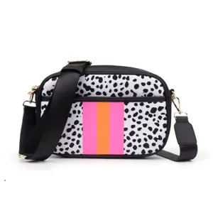 Wholesale Popular Crossbody Bag Women Shoulder Handbag Neoprene Bag With Guita Strap