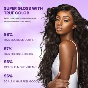 Chuyên nghiệp Salon Thuốc nhuộm tóc màu kem Amoniac thấp 49 Màu sắc vĩnh viễn thời trang ánh sáng Cô Gái Tóc Vàng - Product Image 3