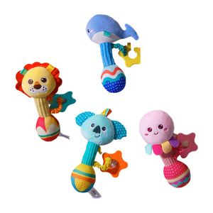 Sonajero de Peluche Suave para Bebé, Accesorios de Viaje Sensoriales de Algodón con Función Musical, Regalos para Niños Pequeños - Product Image 2