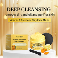 Best-seller : Masque visage personnalisé éclaircissant et réparateur à la vitamine C, au curcuma et à l'argile
